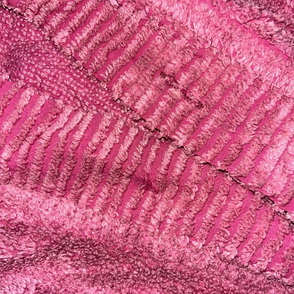 Vtg Comfort Choice Robe House Coat Terry Cloth Button Down Women's 5 XL Pink - Picture 3 of 4